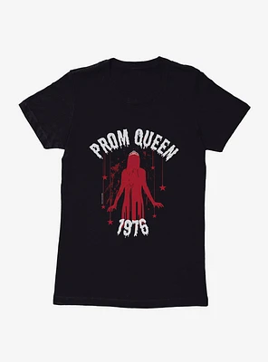 Carrie 1976 Red Silhouette Womens T-Shirt