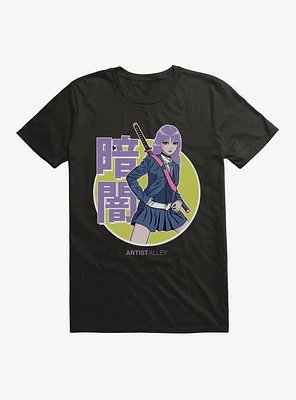 Artist Alley Anime Girl Darkness T-Shirt