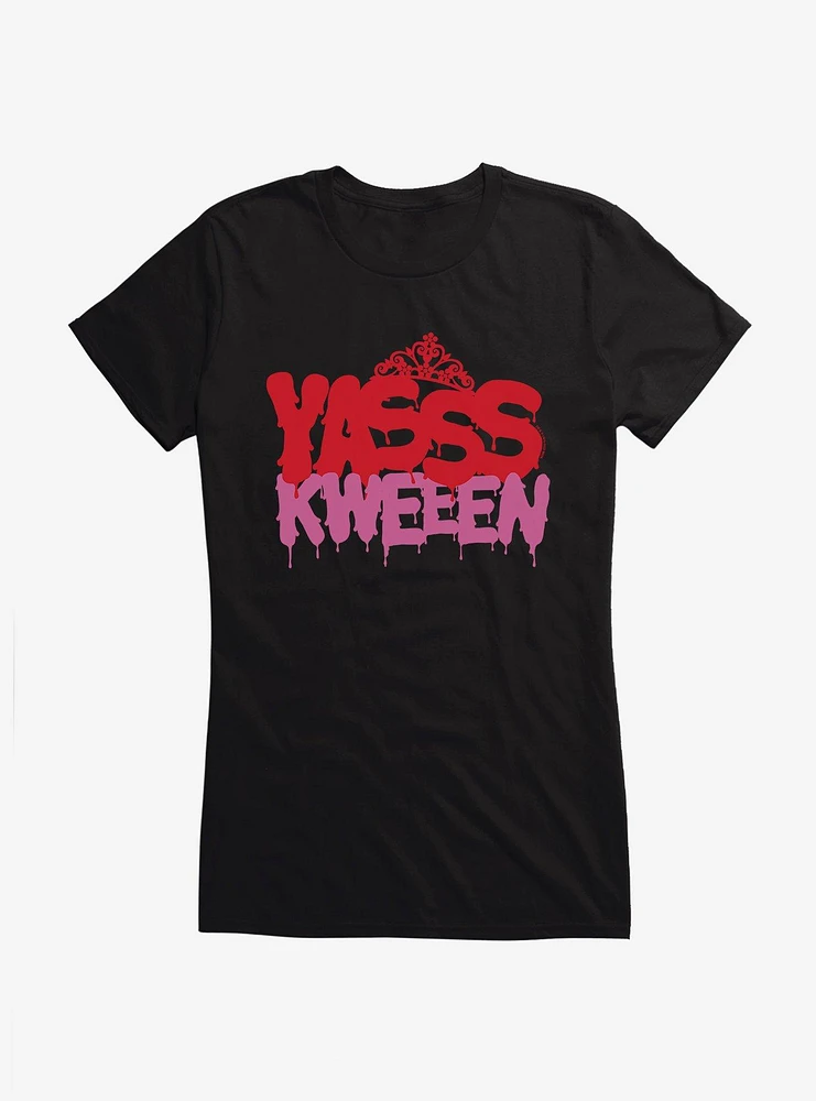 Carrie 1976 Yasss Kweeen Girls T-Shirt