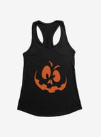 Halloween Loopy Jack-O'-Lantern Face Womens Tank Top