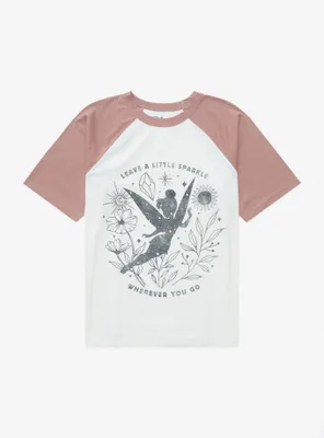 Disney Peter Pan Tinker Bell Leave a Little Sparkle Women’s T-Shirt - BoxLunch Exclusive