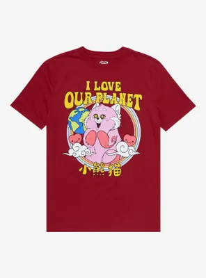 Disney Pixar Turning Red I Love Our Planet Women's T-Shirt - BoxLunch Exclusive