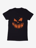 Halloween Monstrous Jack-O'-Lantern Face Womens T-Shirt