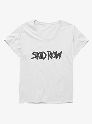 Skid Row Logo Outline Girls T-Shirt Plus