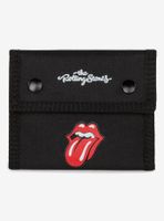 Bugatti Rolling Stones Trifold Wallet with Double Snap Closure Black