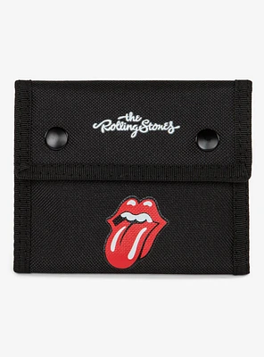 Bugatti Rolling Stones Trifold Wallet with Double Snap Closure Black