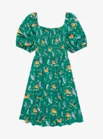 Disney Lady and the Tramp Floral Allover Print Smock Dress - BoxLunch Exclusive