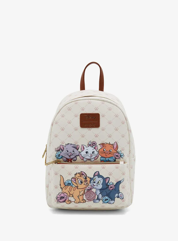 Loungefly Disney Cats Flower Quilt Mini Backpack