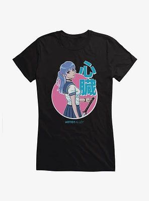 Artist Alley Anime Girl Heart Girls T-Shirt