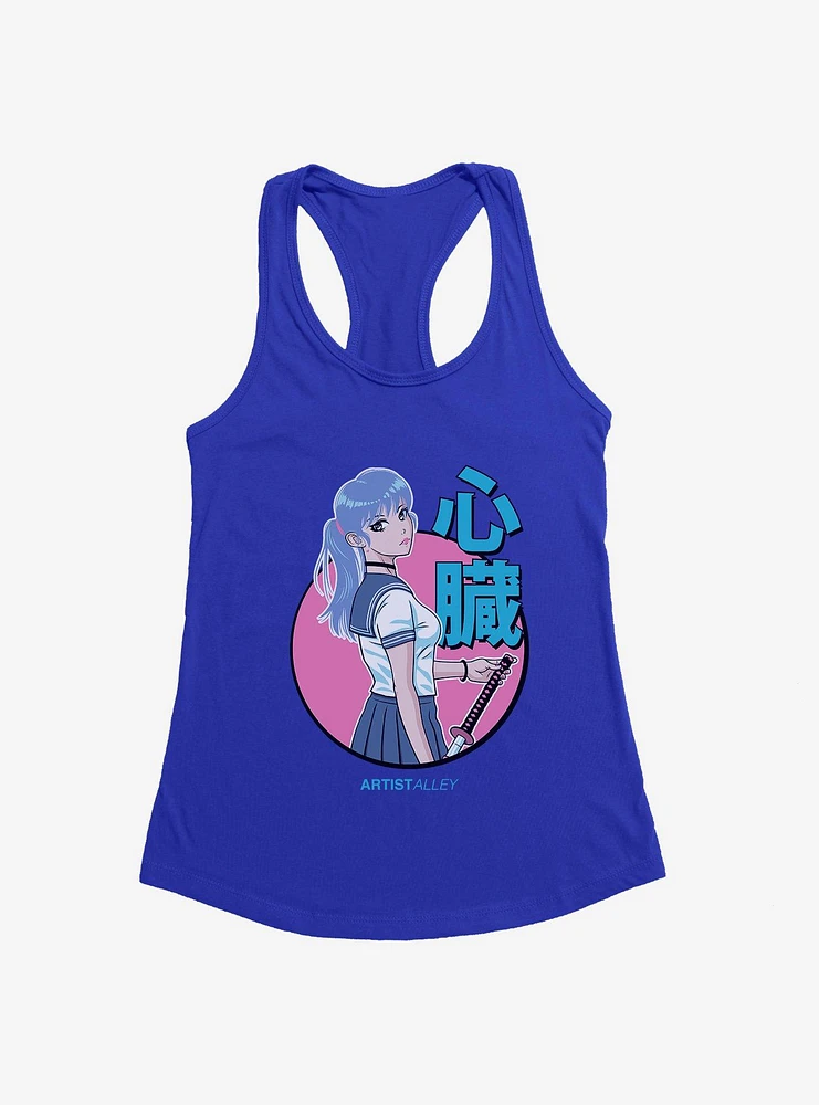 Artist Alley Anime Girl Heart Girls Tank