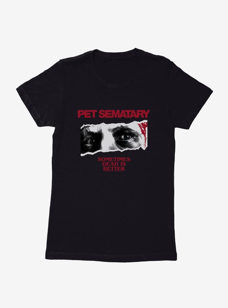 Pet Sematary Blue Eyes Womens T-Shirt