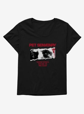 Pet Sematary Blue Eyes Womens T-Shirt Plus