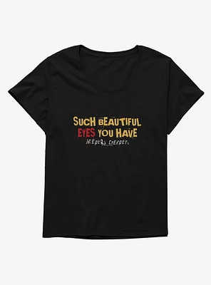 Jeepers Creepers Eyes Girls T-Shirt Plus