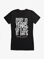Jeepers Creepers 23 Years For Days Girls T-Shirt
