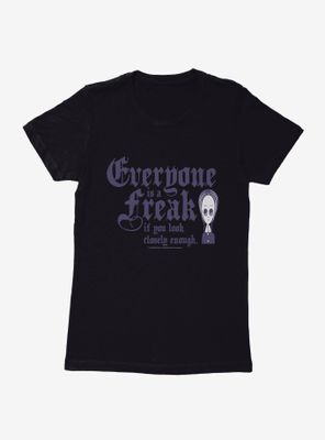 Addams Family Everyone Is A Freak Womens T-Shirt