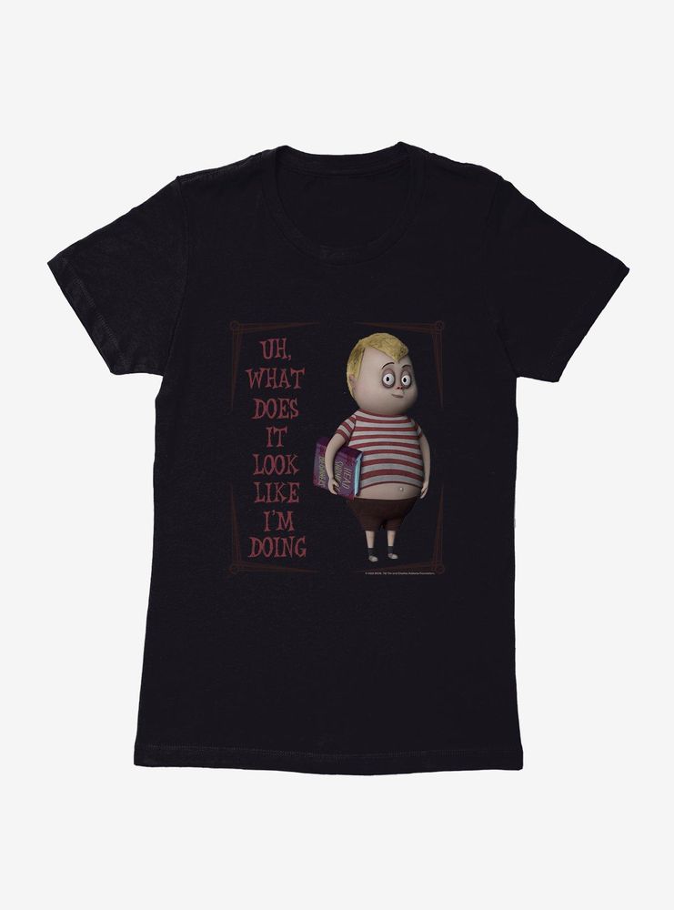 Addams Family Head Shrinking Womens T-Shirt