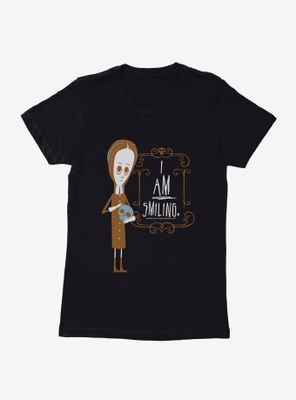 Addams Family I Am Smiling Womens T-Shirt