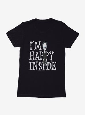 Addams Family I'm Happy Inside Womens T-Shirt