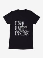 Addams Family I'm Happy Inside Womens T-Shirt