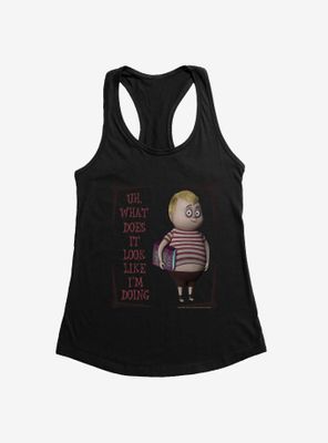 Addams Family Head Shrinking Womens Tank Top