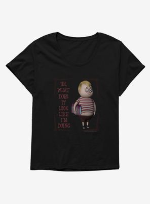 Addams Family Head Shrinking Womens T-Shirt Plus