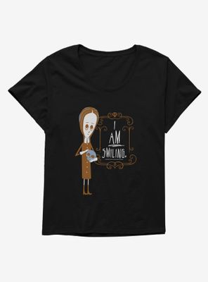 Addams Family I Am Smiling Womens T-Shirt Plus