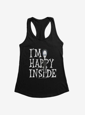 Addams Family I'm Happy Inside Womens Tank Top