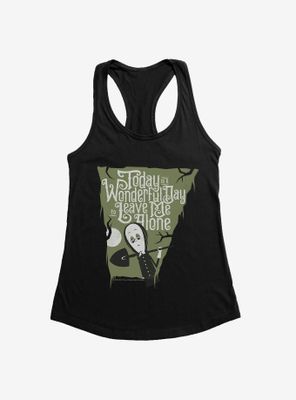 Addams Family Leave Me Alone Womens Tank Top