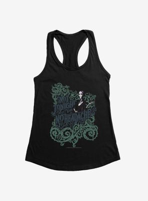 Addams Family Not Tonight Womens Tank Top