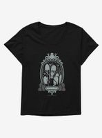 Addams Family Wednesday Womens T-Shirt Plus
