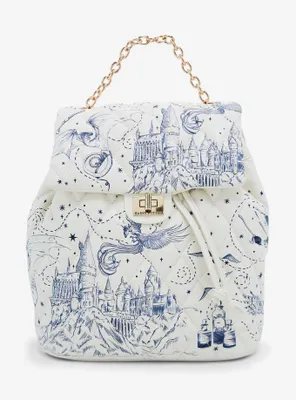 Harry Potter Hogwarts Icons Map Mini Backpack - BoxLunch Exclusive