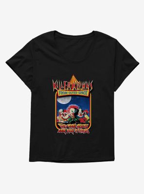 Killer Klowns From Outer Space Movie Poster Womens T-Shirt Plus