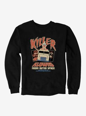 Killer Klowns From Outer Space Vintage Movie Poster Sweatshirt