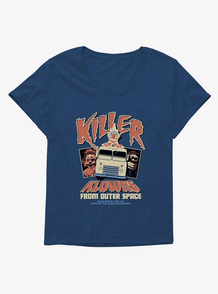 Killer Klowns From Outer Space Vintage Movie Poster Girls T-Shirt Plus