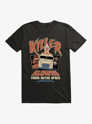 Killer Klowns From Outer Space Vintage Movie Poster T-Shirt
