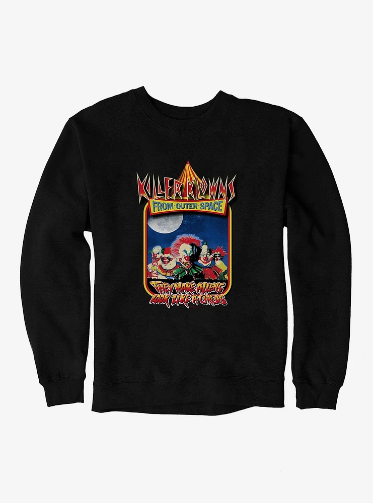 Killer Klowns From Outer Space Movie Poster Sweatshirt