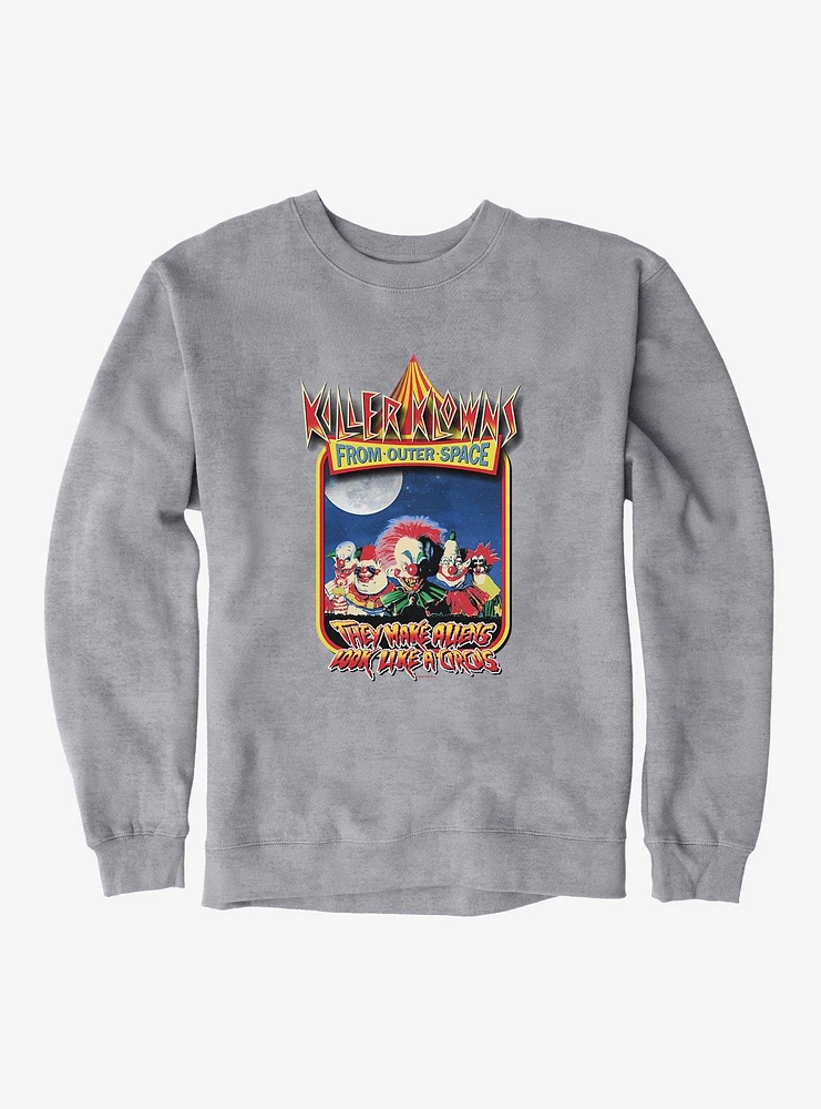 Killer Klowns From Outer Space Movie Poster Sweatshirt
