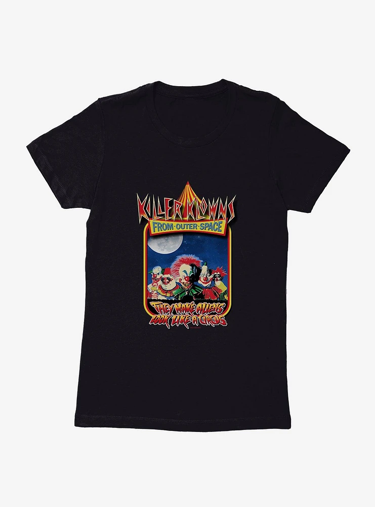 Killer Klowns From Outer Space Movie Poster Womens T-Shirt