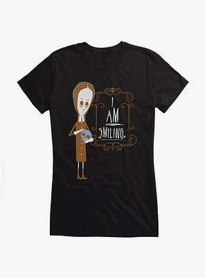 Addams Family I Am Smiling Girls T-Shirt