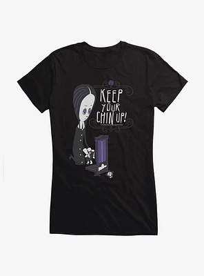 Addams Family Keep Your Chin Up! Girls T-Shirt