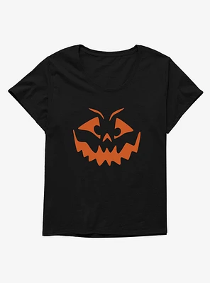 Halloween Mischief Jack-O'-Lantern Girls T-Shirt Plus