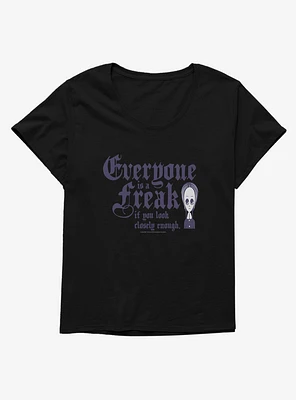 Addams Family Everyone Is A Freak Girls T-Shirt Plus