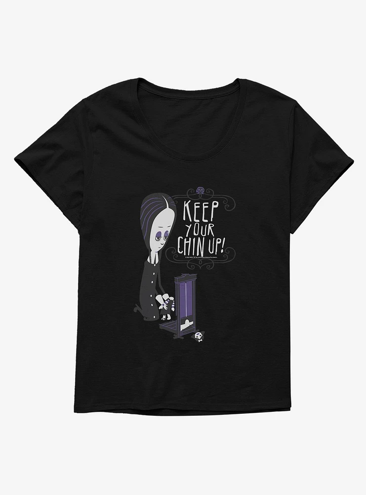 Addams Family Keep Your Chin Up! Girls T-Shirt Plus