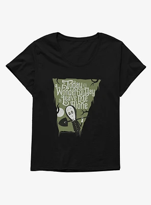 Addams Family Leave Me Alone Girls T-Shirt Plus