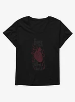 Addams Family Severed Heart Girls T-Shirt Plus