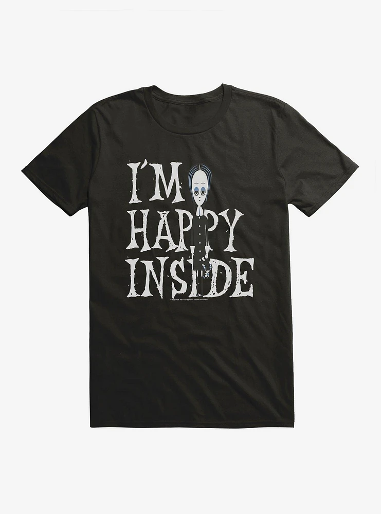 Addams Family I'm Happy Inside T-Shirt