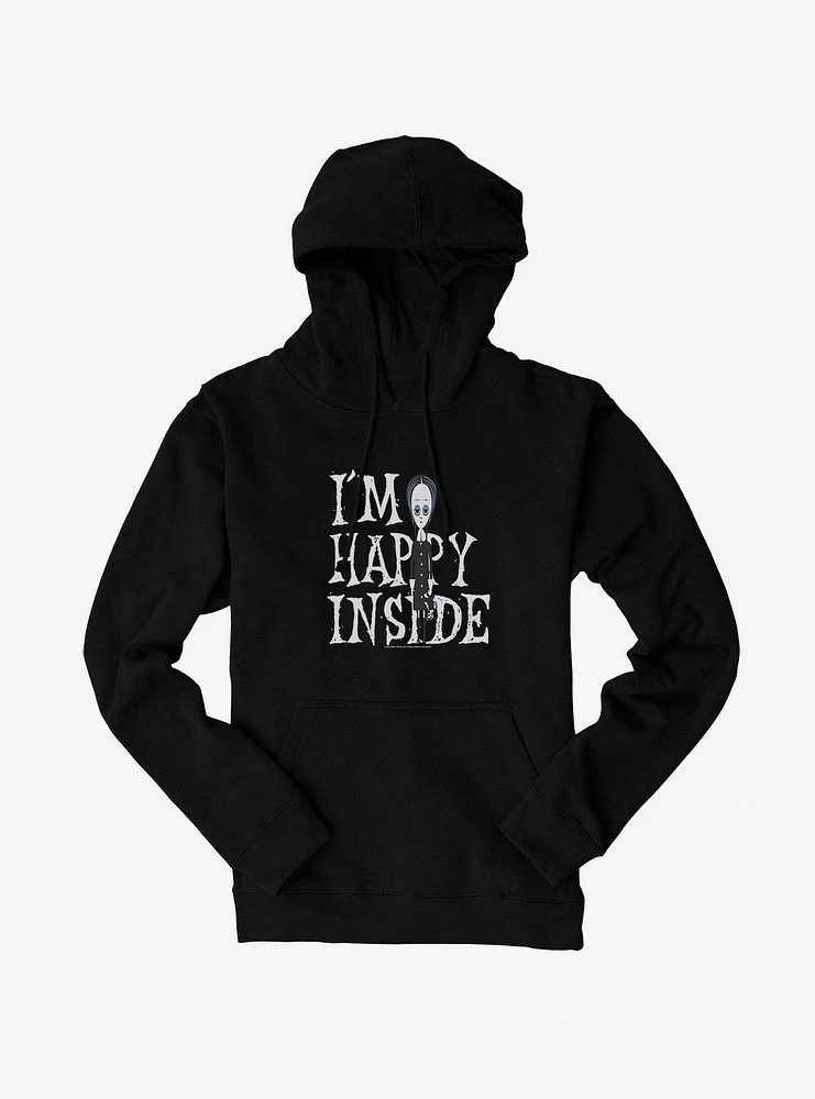The Addams Family I'm Happy Inside Hoodie