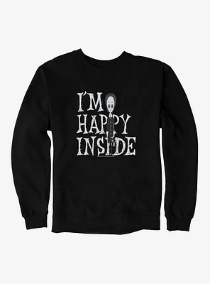 The Addams Family I'm Happy Inside Sweatshirt