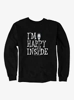 The Addams Family I'm Happy Inside Sweatshirt