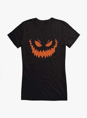 Halloween Grim Jack-O'-Lantern Girls T-Shirt